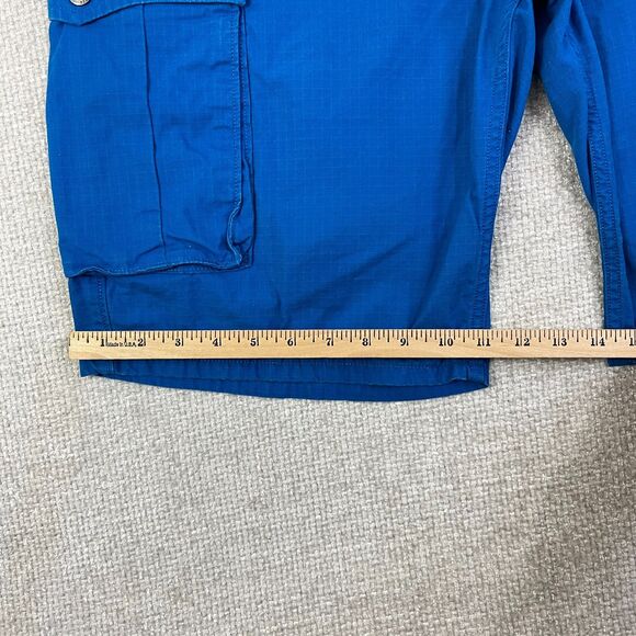 Levi's Cargo Shorts Men's 38 Ripstop Blue Cotton 38x11 Outdoor Hiking Utility - Picture 8 of 10